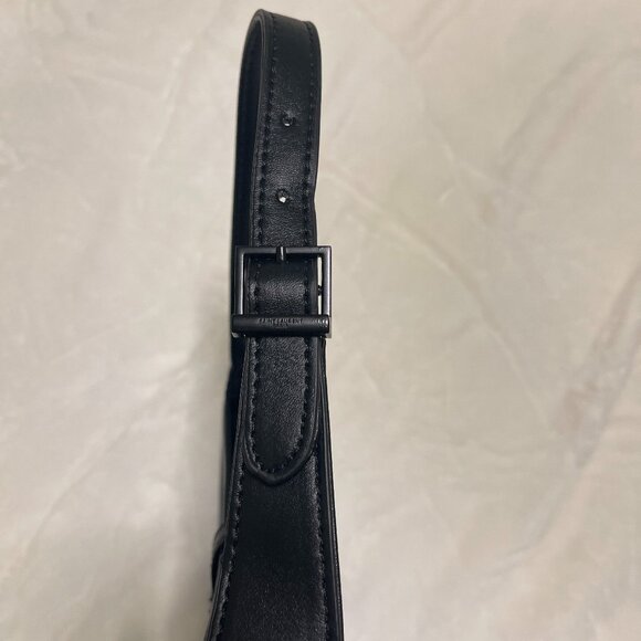 YSL Saint Laurent Le 5 a 7 Mini Leather Hobo Bag Purse - Black - Picture 5 of 11